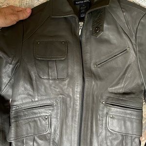 Boston Proper Leather Jacket
